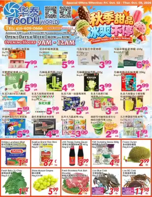 Foody World flyer