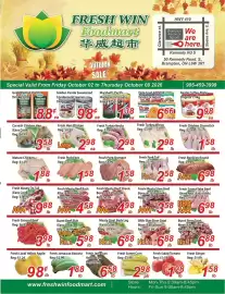 Fresh Win Foodmart flyer week 40 Page 1