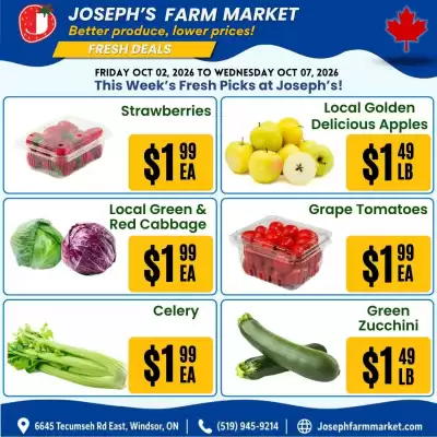 Joseph's Farm Market flyer (valid until 7-10)