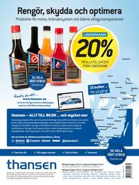 Thansen reklamblad Sida 20: 20% PÅ ALLA TILLSATSER FRÅN LINDEMANN