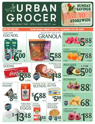 Urban Grocer (valid until 8-10)