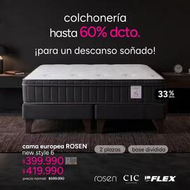 Catálogo Ripley Página 10: Rosen - cama europea new style 6 €419.990,00