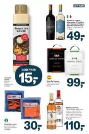Let-Køb tilbudsavis Side 7: Masseria Trajone - Negroamaro Primitivo eller Moscato Chardonnay €49,00, First Price Laks €30,00