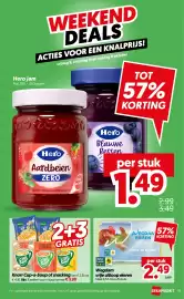 Dekamarkt folder week 41 Pagina 19: Wegdam vrije uitloop eieren €2,49, Hero jam €1,49
