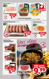 Dekamarkt folder week 41 Pagina 5: Varkensbraadworsten €3,49, Gehaktschnitzels €1,99