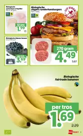 Dekamarkt folder week 41 Pagina 9: Biologische slagers runderhamburgers €4,49, Biologische blauwe bessen €3,69