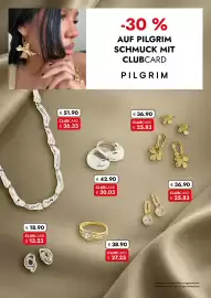 Travel FREE Prospekt Seite 9: -30% AUF PILGRIM SCHMUCK MIT CLUBCARD PILGRIM € 51.90 CLUBCARD € 36.33 € 36.90 CLUBCARD €