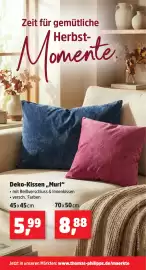 Thomas Philipps Prospekt woche 41 Seite 11: Deko-Kissen „Muri“ €5,99