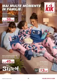Catalog Kik Pagină 1: MAI MULTE MOMENTE IN FAMILIE. Salopetă pufoasă femei: măr. S-XL, fiecare 60 Lei copii: măr