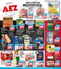 AEZ Prospekt woche 41 Seite 1: Nutella Nuss-Nougat-Creme €3,99, Nescafé Dolce Gusto €3,79