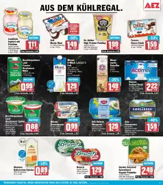 AEZ Prospekt woche 41 Seite 9: Deli Reform Margarine €1,29, Dr. Oetker High Protein Pudding €1,99