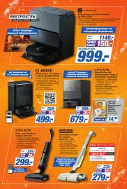 K+B Expert Prospekt Seite 5: BOSCH Saugroboter mit Wischfunktion BCRDW3BAB €499,00