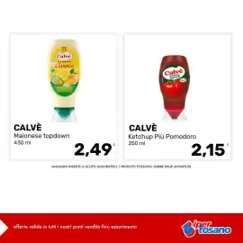 Volantino Iper Tosano settimana 40 Pagina 1: Calvé Maionese topdown €2,49, Calvé Ketchup Più Pomodoro €2,15