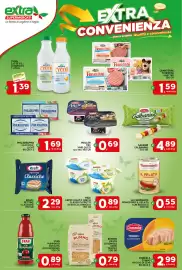 Volantino Extra Supermercati Pagina 2: Teneroni GranTerre €1,59, Galbani Galbanino €4,89