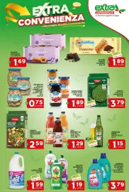 Volantino Extra Supermercati Pagina 3: Nelsen Detersivo Piatti €1,19, Findus Minestrone Tradizione €2,59