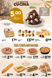 Volantino Extra Supermercati Pagina 6: Panino napoletano €1,30, Krapfen alla crema al cioccolato €0,69