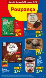 Folheto Lidl semana 41 Página 11: Bon gelati gelado de baunilha com nozes €2,19, Gelatelli Gelado de Copo Nougat €2,99