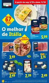 Folheto Lidl semana 41 Página 12: Itali amo tábua italiana de charcutaria €3,15, Itali amo queijo taleggio dop €2,49