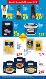 Folheto Lidl semana 41 Página 13: Itali amo massa fresca com tomate carbonara €1,79, Itali amo burrata €2,29