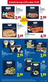 Folheto Lidl semana 41 Página 15: Italiamo gelado tiramisu/ pistácio €2,99, Italiamo sobremesa mascarpone/pistácio €3,99