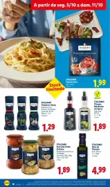 Folheto Lidl semana 41 Página 16: Italiamo entradas estilo italiano €1,89, Italiamo vinagre balsâmico em spray €1,89