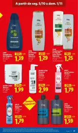 Folheto Lidl semana 41 Página 31: Secret code máscara €1,99, Secret code creme de pentear caracóis €2,99