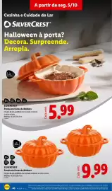 Folheto Lidl semana 41 Página 40: Panela em Forma de Abóbora Silvercrest €9,99, Silvercrest panela em forma de abóbora €5,99