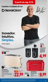 Folheto Lidl semana 41 Página 41: Silvercrest caixa para pão €9,99, Silvercrest torradeira 980 w €22,99