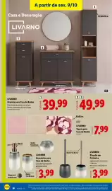 Folheto Lidl | Film de Semana Página 18: Livarino piaçaba em cerâmica €3,99, Livarano tapete para casa de banho €7,99