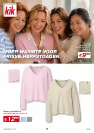 Kik folder Pagina 6: Kik dames gebreide trui €9,99, Dames gebreide trui €12,99