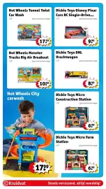 Kruidvat folder | Speelgoed Pagina 11: Dickie Toys Disney Pixar Cars RC Single-Drive Lightning McQueen €9,99