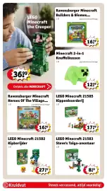 Kruidvat folder | Speelgoed Pagina 17: LEGO Minecraft 21276 De Creeper, LEGO Minecraft 21582 Kipberijder