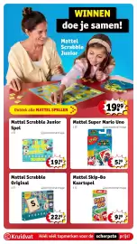 Kruidvat folder | Speelgoed Pagina 36: Mattel UNO Kaartspel, Mattel Scrabble Junior Spel