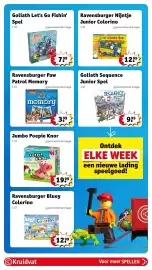 Kruidvat folder | Speelgoed Pagina 39: Goliath Sequence Junior Spel, Ravensburger Nijntje Junior Colorino