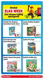 Kruidvat folder | Speelgoed Pagina 40: Jumbo Knibbel Knabbel Knuisje, Ravensburger Super Mario Memory