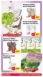 Kruidvat folder | Speelgoed Pagina 46: MamaLoes Olifant Bouclé Hobbeldier