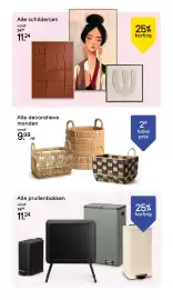 Leen Bakker folder week 41 Pagina 18: Alle decoratieve manden €9,99, Alle prullenbakken €11,24