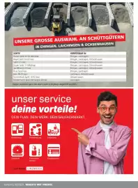 Baustoff-Zentrum Prospekt Seite 2: 11111111 1111111111111 UNSERE GROSSE AUSWAHL AN SCHÜTTGÜTERN IN EHINGEN, LAICHINGEN &