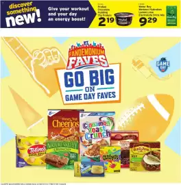 Hannaford flyer week 41 Page 12: Water Boy Workout Hydration Electrolyte Drink Mix €9,29, Profeel protein pudding €1,99