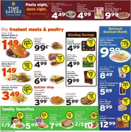 Hannaford flyer week 41 Page 2: Nature's Promise Ground Pork €3,49, Whole Bone-In Pork Butt €1,49