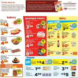 Hannaford flyer week 41 Page 5: Hannaford Rolled Pie Crust €1,95, Pilgrim's Crispy Wings €8,99