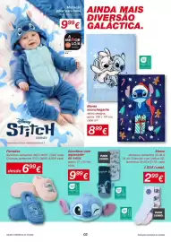 Folheto kik Página 2: DISNEY STICH ODISNEY Imagem criada por ou com o apoio de aplicações de IA. Macacão polar para bebé