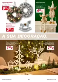 Folheto kik Página 7: Grinalda decorativa vários modelos, aprox. 32 x A 8 cm, cada 9.99€ Rena decorativa várias versões, em