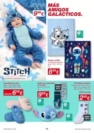 Catálogo KIK Página 2: DISNEY STICH ODISNEY Imagen creada por o con el soporte de aplicaciones de IA. Mono de forro polar