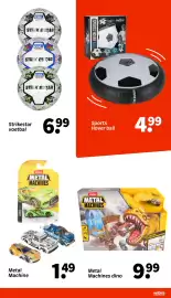 Wibra folder | Speelgoed Pagina 11: Metal Machine €1,49, Sports Hover ball €4,99
