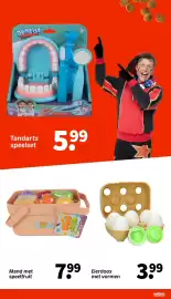 Wibra folder | Speelgoed Pagina 20: Eierdoos met vormen €3,99, Mand met speelfruit €7,99