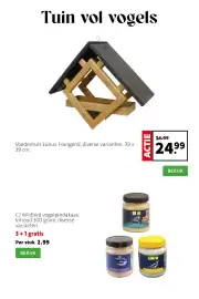 Intratuin folder week 41 Pagina 10: CJ Wildbird vogelpindakaas €2,99, Voederhuis kubus €24,99