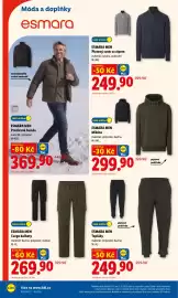 Lidl leták týden 41 Strana 12: Esmara Men Tepláky €249,90, ESMARA MEN Pletený svetr se zipem €249,90
