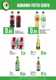 Volantino Centro Cash Pagina 10: Coca Cola Regular/ Zero €0,89, FANTA Classica/ Lemon/ SPRITE €0,89