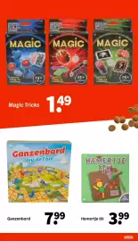 Wibra folder Pagina 15: Ganzenbord €7,99, Hamertje tik €3,99
